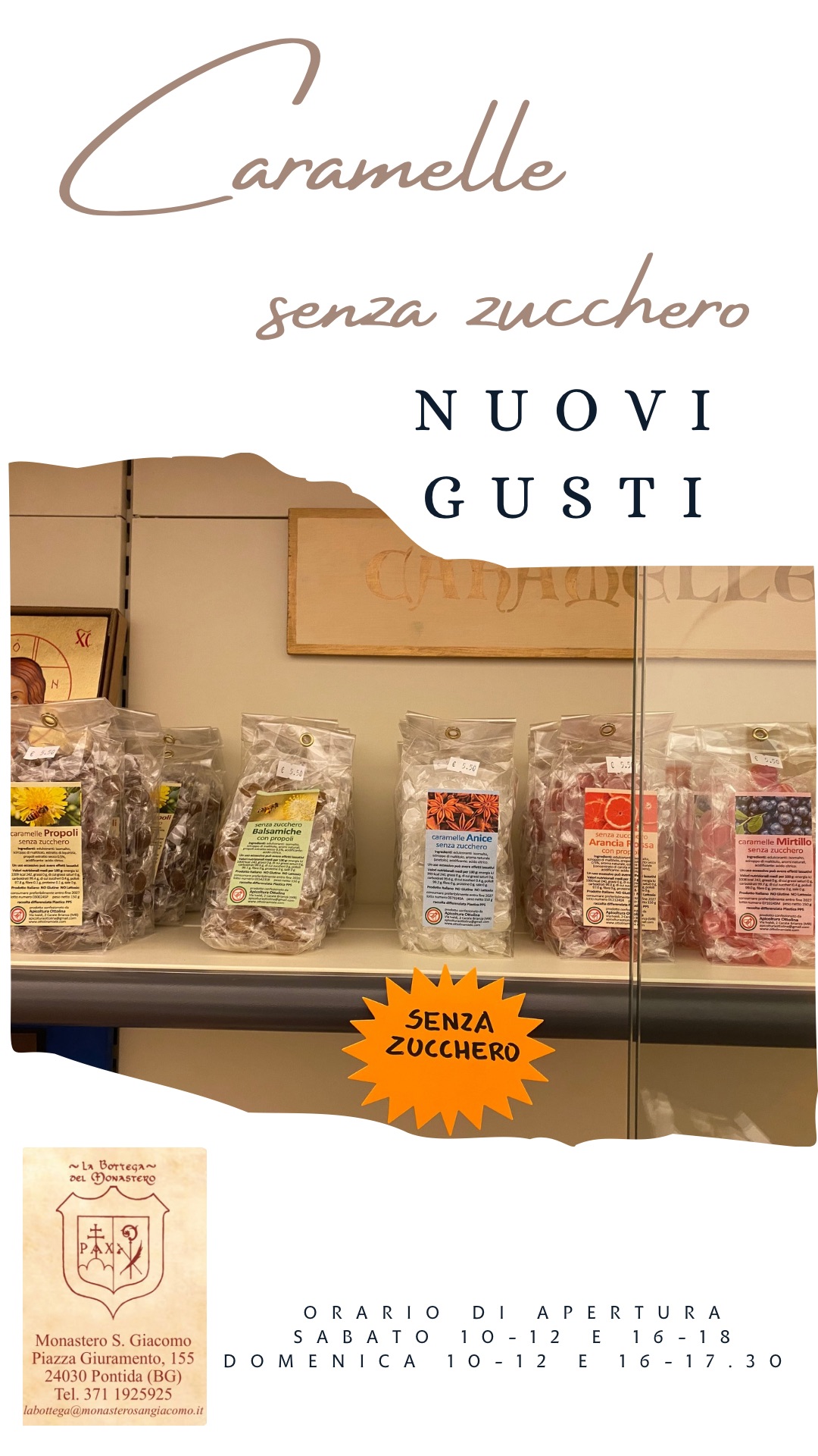 Caramelle nuovi gusti